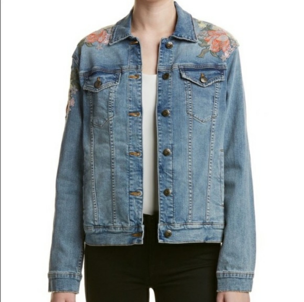 Joe's Floral Denim Jacket
